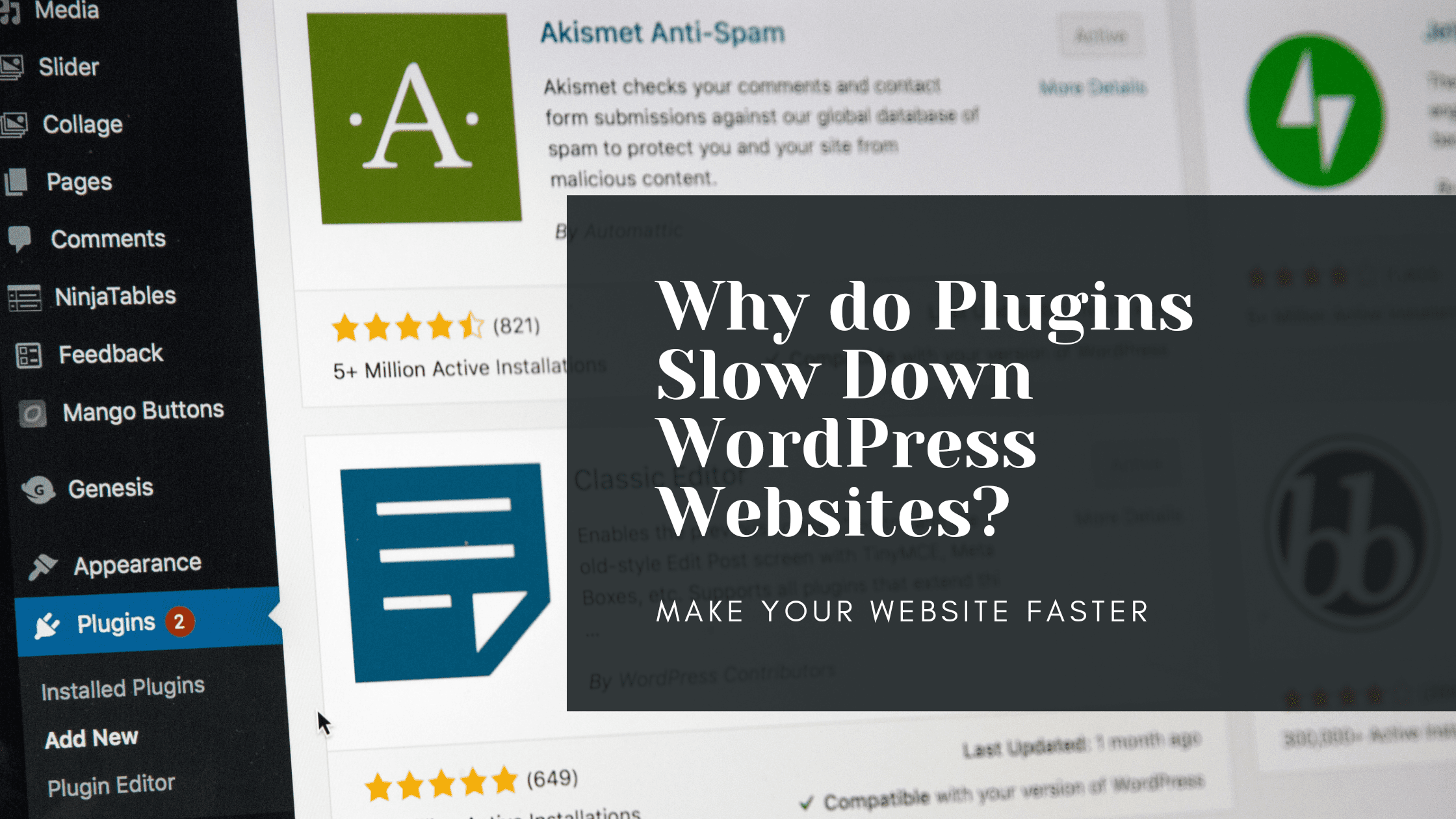 Read more about the article Why do Plugins Slow Down WordPress Websites?