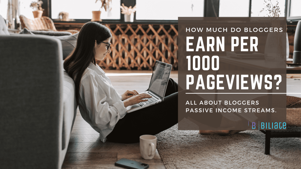 How much do bloggers earn per 1000 pageviews?