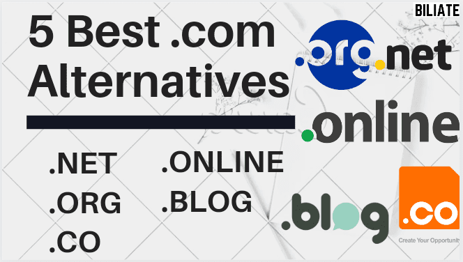 5 Best Alternatives for .com domain |  Which Domain Extension is Better - .com vs .in?
