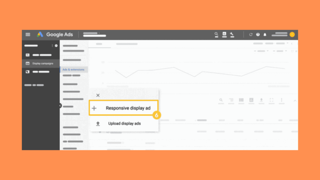 A screenshot of the process for How to create responsive display ads on google?