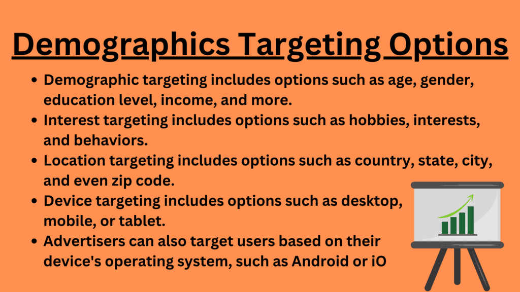 Display Ads targeting options for demographics specifically