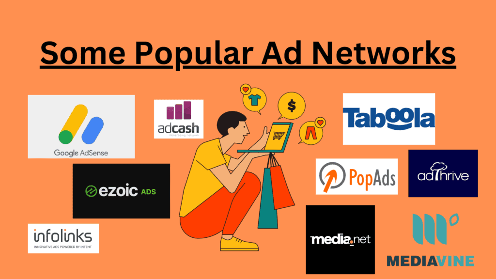 Some Popular Ad Networks in the publisher space